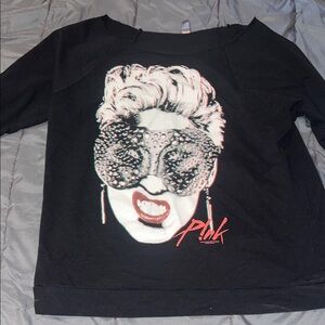 Pink Graphic Women's Top